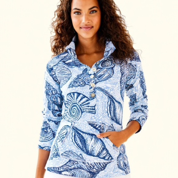 Lilly Pulitzer Tops - Lilly Pulitzer UPF 50+ CAPTAIN POPOVER